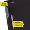 Spiral Notebook with Study App 5-Subject College Ruled Paper Advanced Notebook with Spiral Guard Movable Tabbed Dividers and Expanding Pockets 8-1/2" x 11" 200 Sheets Black